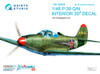 QTSQD48034 1:48 Quinta Studio Interior 3D Decal - P-39Q P-39N Airacobra (HAS kit)