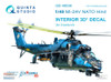 QTSQD48036 1:48 Quinta Studio Interior 3D Decal - Mi-24V NATO Hind (ZVE kit)