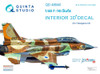 QTSQD48046 1:48 Quinta Studio Interior 3D Decal - F-16I Sufa (HAS kit)