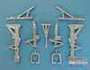 SAC48193 1:48 Scale Aircraft Conversions - F-5A CF/NF-5A Freedom Fighter Landing Gear (KIN kit)