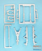 SAC48283 1:48 Scale Aircraft Conversions - Mirage III / V Landing Gear (KIN kit)