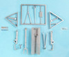 SAC48386 1:48 Scale Aircraft Conversions - XP-55 Ascender Landing Gear (MDV kit)