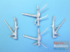 SAC72045 1:72 Scale Aircraft Conversions - F-14 Tomcat Landing Gear (HBS kit) #72045