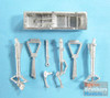 SAC72121 1:72 Scale Aircraft Conversions - F4D-1 Skyray Landing Gear Set (TAM kit)