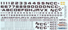 SFD00100 1:1000 Starfighter Decals - Class IX Starship Markings