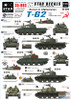 SRD35883 1:35 Star Decals - Soviet in Afghanistan Part 1 T-62 Tank