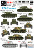 SRD35888 1:35 Star Decals - KV-1 Model 1940