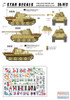 SRD35912 1:35 Star Decals - Befehls Panther Ausf A and G Staff and HQ Tanks
