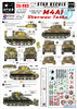 SRD35983 1:35 Star Decals - US Tanks and AFVs in Italy #1 M4A1 Sherman Tanks