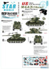 SRD35C1026 1:35 Star Decals - M4A3 (76mm) Sherman US 761st Tank Battalion Black Panthers