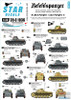 SRD35C1036 1:35 Star Decals - Befehlspanzer #1 Kl.Bef.PzKpfw I / PzKpfw II and Beobachtungspanzer II