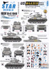 SRD35C1048 1:35 Star Decals - US M4A3E8 Sherman Easy Eight 6th Armored Division 15th TkBn & 68th TkBn