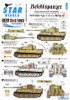 SRD35C1063 1:35 Star Decals - Befehlspanzer Bef.Pz.Kpfw Tiger I & II of the Waffen-SS Part 7