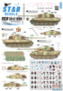 SRD35C1095 1:35 Star Decals King Tiger / Tiger II Part 3: s.Pz.Abt.506 & s.Pz.Abt.507
