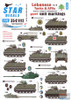 SRD35C1112 1:35 Star Decals - Lebanese Tanks & AFVs Part 5: MORE Generic Lebanese Armed Forces Unit Markings SRD35C1112 1:35 Star Decals - Lebanese Tanks & AFVs Part 5: MORE Generic Lebanese Armed Forces Unit Markings