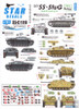 SRD35C1119 1:35 Star Decals - SS-STuG Part 3: STuG III Ausf B and G