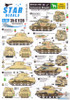 SRD35C1139 1:35 Star Decals - British 9th Armoured Brigade: Sherman Mk.II/III in North Africa & the Middle East