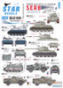 SRD35C1141 1:35 Star Decals - Tanks and AFVs in Bosnia #6: Serbian T-34 BRDM-2 M60 PB TAM-110 Truck