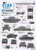 SRD35C1168 1:35 Star Decals - Commonwealth Mix Korean War: Churchill Universal Carrier Cromwell Dingo Jeep