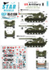 SRD35C1190 1:35 Star Decals - Korean War 1950-53 US Artillery II