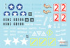 SRD35C1222 1:35 Star Decals USMC M3 M3A1 M5A1 Stuart Pacific Theater