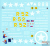 SRD35C1233 1:35 Star Decals - US M3A1 Halftracks  - 75th D-Day Special Normandy and France in 1944