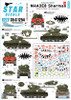 SRD35C1254 1:35 Star Decals - Korean War 1950-53: M4A3E8 Sherman #4 Rice's Red Devils