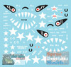 SRD35C1254 1:35 Star Decals - Korean War 1950-53: M4A3E8 Sherman #4 Rice's Red Devils