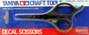 TAM74031 Tamiya Decal Scissors