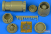 ARS4759 1:48 Aires MiG-23BN Flogger Late Exhaust Nozzles Closed (TRP kit)
