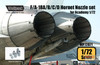 WPD72071 1:72 Wolfpack F-18A F-18B F-18C F-18D Hornet F404 Engine Nozzle Set (ACA kit)
