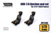 WPD72090 1:72 Wolfpack GRU-7/A Ejection Seat Set for F-14A/B Tomcat (ACA kit)