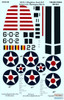 YWD32024 1:32 Yellow Wings Decals - OS2U-1 OS2U-3 Kingfisher USS Arizona / USS Washington