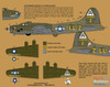 ZTZ32081 1:32 Zotz Decals - Heavenly Bodies B-17F Flying Fortress at War Part 1