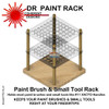 COH3002 Dr Paint Rack - Paint Brush & Small Tool Rack