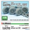 DEFDW35083 1:35 DEF Model SpPz 2 Luchs Pirelli Sagged Wheel Set (TAK/REV kit)