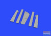 EDU648345 1:48 Eduard Brassin P-51D Mustang Control Surfaces (AFX kit)