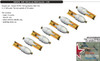 EDU648376 1:48 Eduard Brassin FAB 100 Soviet WW2 Bombs Set