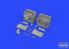 EDU648428 1:48 Eduard MiG-23ML Flogger Main Wheel Bay (TRP/EDU kit)
