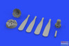 EDU648488 1:48 Eduard Brassin P-51D Mustang Hamilton Standard Uncuffed Propeller (EDU kit)