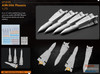EDU672029 1:72 Eduard Brassin AIM-54A Phoenix Missile Set
