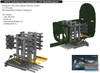 EDU672177 1:72 Eduard Brassin B-24 Liberator Bomb Bay Rocket Projector (EDU/HAS kit)