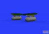 EDU672213 1:72 Eduard Brassin Ki-61-I Hien Fuel Tanks Set (TAM kit)