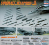 HAS36117 1:48 Hasegawa Aircraft Weapons Set E - US Air to Air Missiles & Target Pods