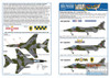 KSW132021 1:32 Kits-World Decals - Sepecat Jaguar No 6, 14, 31, 41 & 54 Squadrons #132021