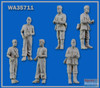 WARN35711 1:35 Warriors Scale Models Figures: German Wounded and Reporter (2 figures)