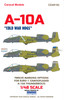 CARCD48192 1:48 Caracal Models Decals - A-10A Thunderbolt II 'Cold War Hogs'