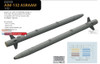 EDU632165 1:32 Eduard Brassin AIM-132 ASRAAM Missile Set