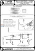 MASAM48163 1:48 Master Model - Spitfire Mk.I Early Gunsight & Browning .303 Barrels with Flash Hider (EDU kit)