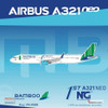 NGM13026 1:400 NG Model Bamboo Airways Airbus A321neo Reg #VN-A588 '1st A321neo' (pre-painted/pre-built)